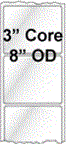 5" x 4" INKJET DOUBLE CAPACITY ROLL LABELS Thumbnail