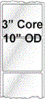 5" x 4" TRIPLE CAPACITY INKJET ROLL LABELS Thumbnail