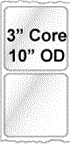 6" x 6" TRIPLE CAPACITY INKJET ROLL LABELS Thumbnail
