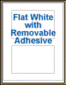 6" x 4" RECTANGLE REMOVABLE WHITE LABELS Thumbnail