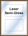 6" x 4" RECTANGLE WHITE SEMI-GLOSS for LASER Thumbnail