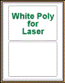 7" x 5" RECTANGLE WHITE POLY LASER LABELS Thumbnail