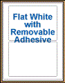 7" x 5" RECTANGLE REMOVABLE WHITE LABELS Thumbnail