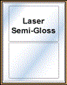 7" x 5" RECTANGLE WHITE SEMI-GLOSS for LASER Thumbnail