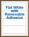 7.5" x 2.5" RECTANGLE REMOVABLE WHITE LABELS Thumbnail