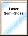 8" x 10" WHITE SEMI-GLOSS for LASER Thumbnail