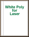 8" x 11" RECTANGLE WHITE POLY LASER LABELS Thumbnail