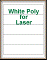 8" x 2" RECTANGLE WHITE POLY LASER LABELS Thumbnail