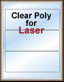 8" x 3" CLEAR LASER GLOSSY LABELS Thumbnail