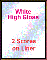 8.5" x 11" RECTANGLE GLOSSY WHITE LABELS Thumbnail