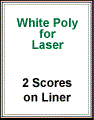 8 1/2" x 11" RECTANGLE WHITE POLY LASER LABELS Thumbnail