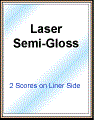 8.5" x 11" WHITE SEMI-GLOSS for LASER Thumbnail