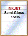 8.5" x 1.375" WHITE SEMI-GLOSS for INKJET Thumbnail