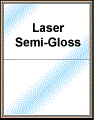 8.5" x 5.5" WHITE SEMI-GLOSS for LASER Thumbnail
