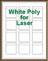 2.0625" x 2.15" RECTANGLE WHITE POLY LASER LABELS Thumbnail