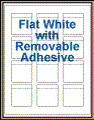 2.0625" x 2.15" RECTANGLE REMOVABLE WHITE LABELS Thumbnail