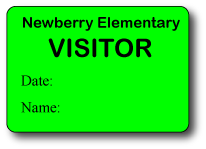 Schools can use visitor labels.